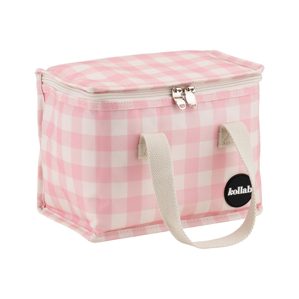 Holiday Lunch Box Candy Pink Check
